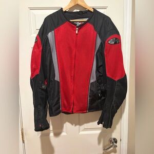 Joe Rocket Red and Black Riding Jacket sz xl